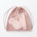 ポリエステルメッシュ巾着　ダブルタイプ