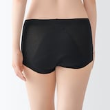 婦人　なめらか伝い漏れ軽減吸水サニタリーショーツ