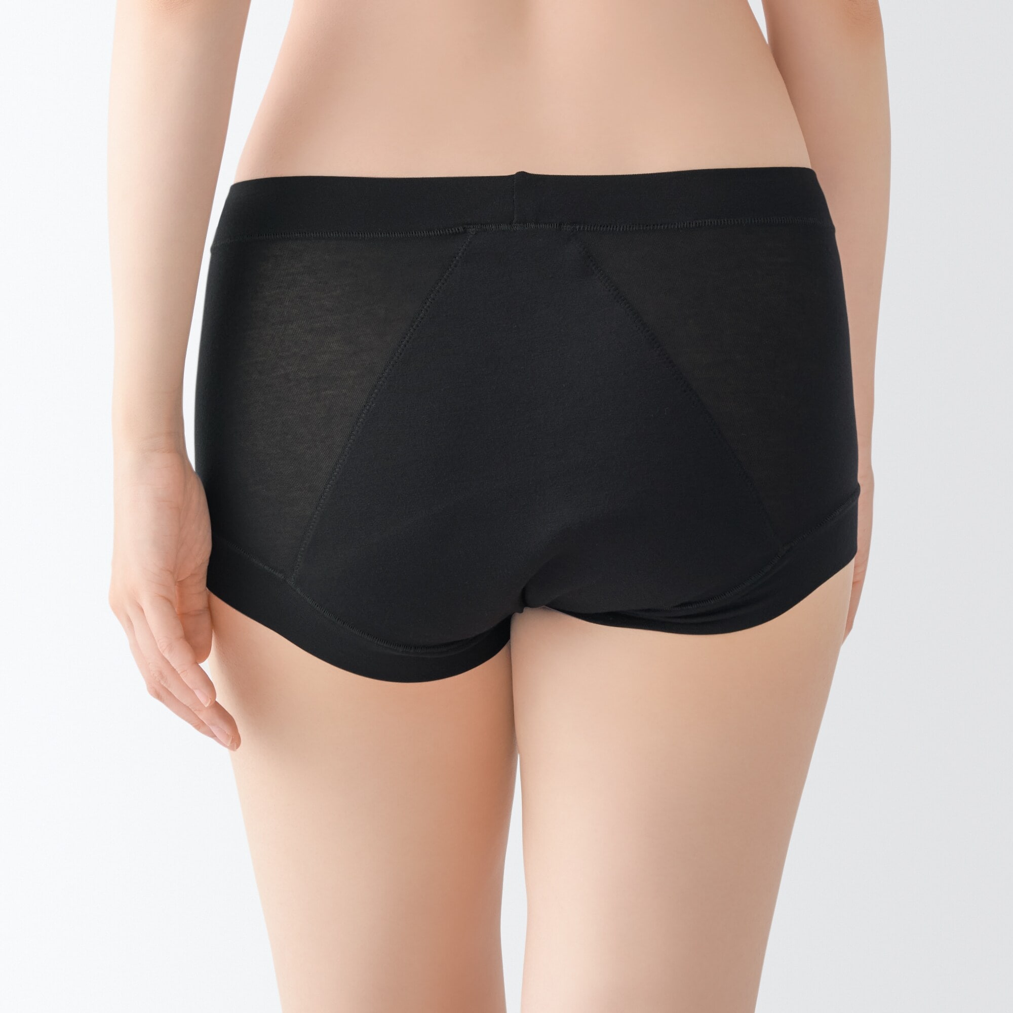 婦人　なめらか伝い漏れ軽減吸水サニタリーショーツ