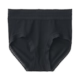 婦人　なめらかレース付きハイライズショーツ