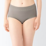 婦人　なめらかレース付きハイライズショーツ