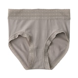 婦人　なめらかレース付きハイライズショーツ