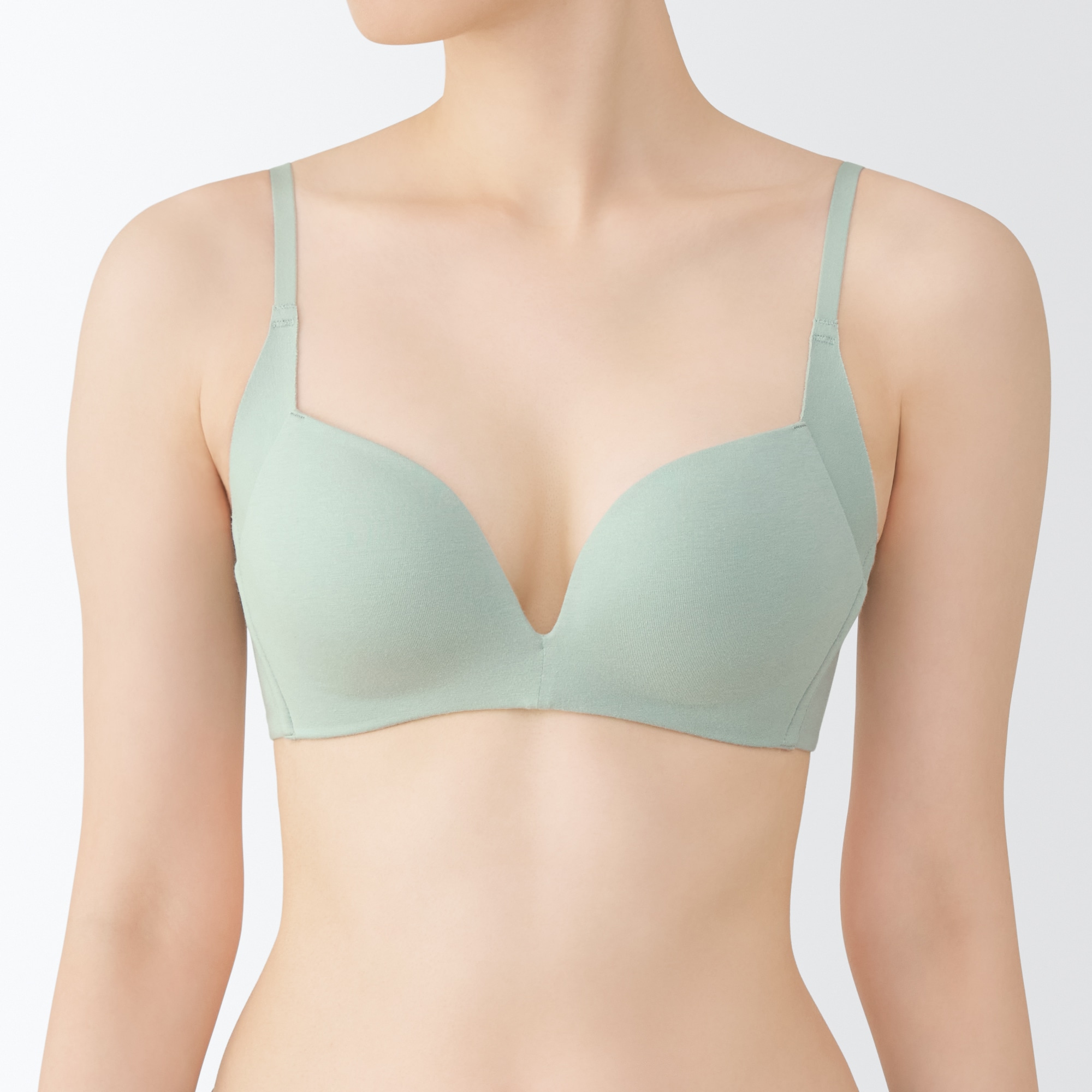 無印良品 ブラジャー 7点 Lサイズ 無印良品 ブラジャー 婦人 ノンワイヤープランジブラジャー