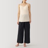 婦人　【マタニティ】シルク混パターンメッシュ授乳に便利なブラキャミソール