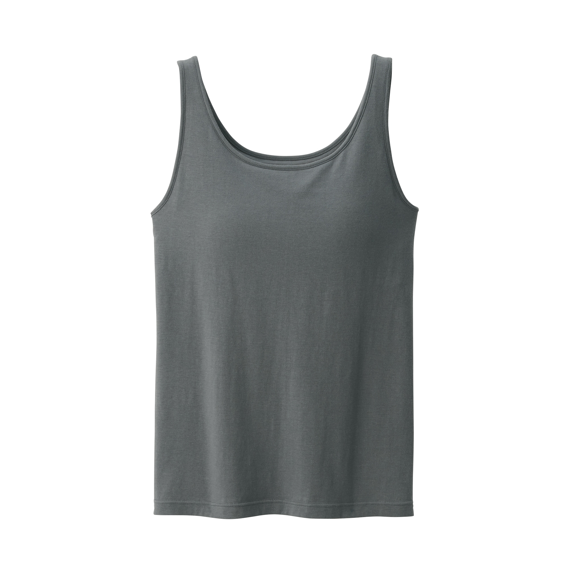 婦人　胸のボリュームをおさえるブラタンクトップ