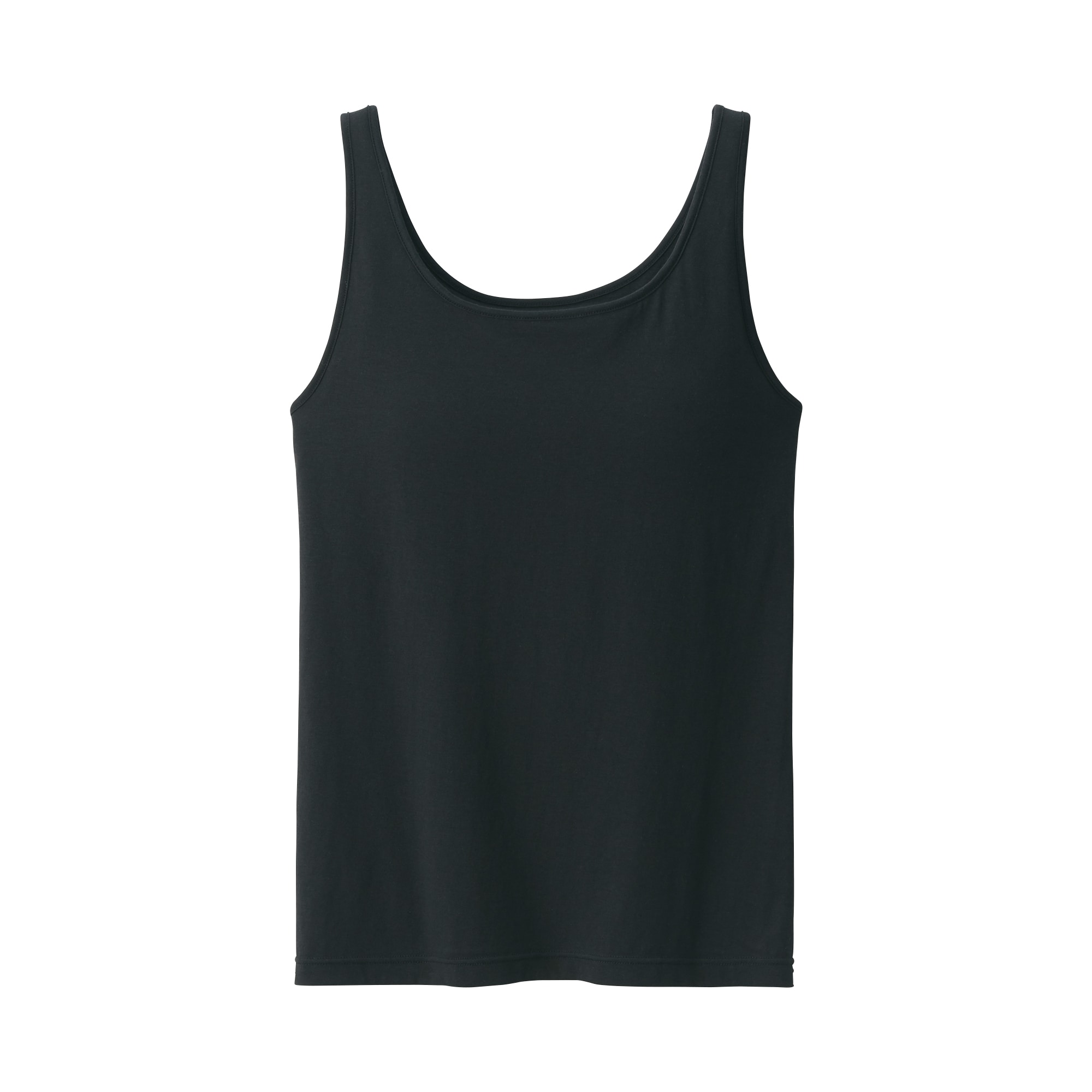 婦人　胸のボリュームをおさえるブラタンクトップ