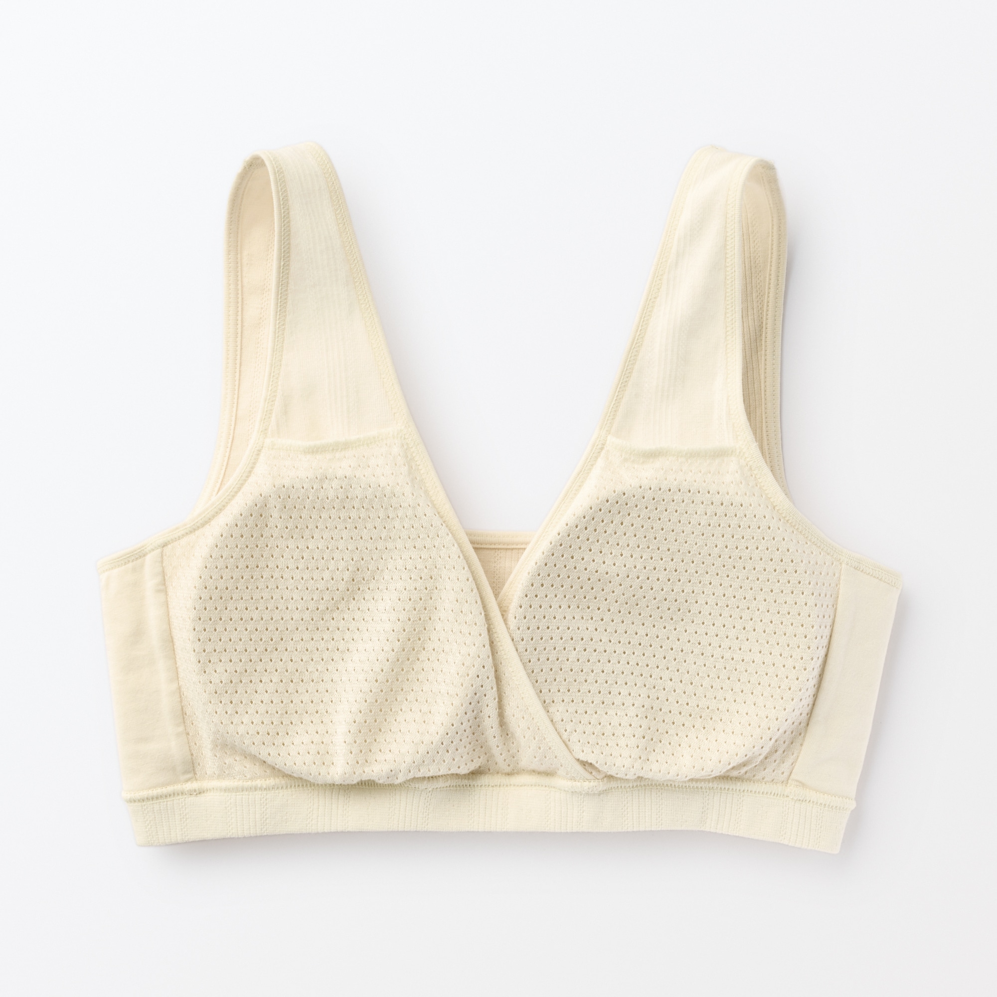 婦人　【マタニティ】シルク混パターンメッシュ授乳に便利なブラジャー