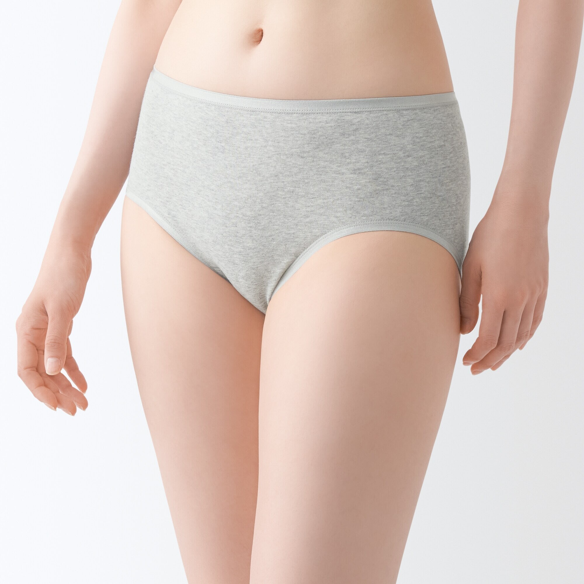 婦人　フライス編みハイライズショーツ