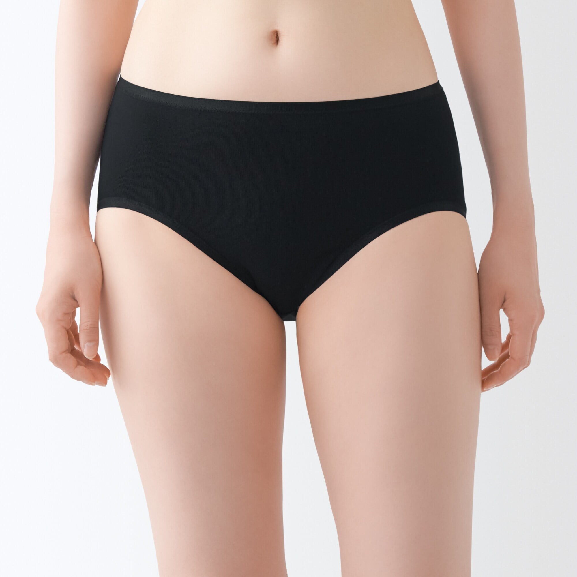 婦人　フライス編みハイライズショーツ