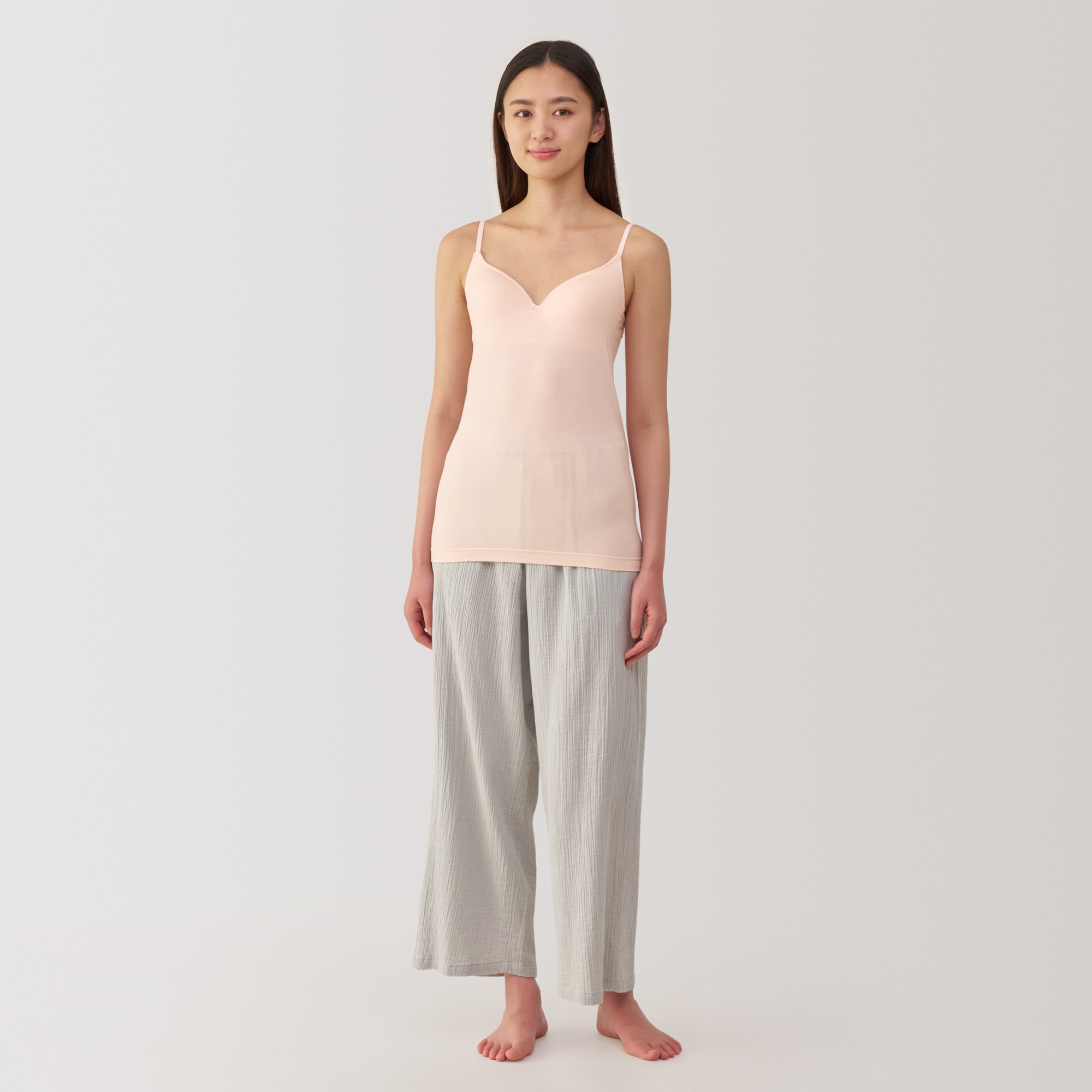 婦人　なめらかブラキャミソール