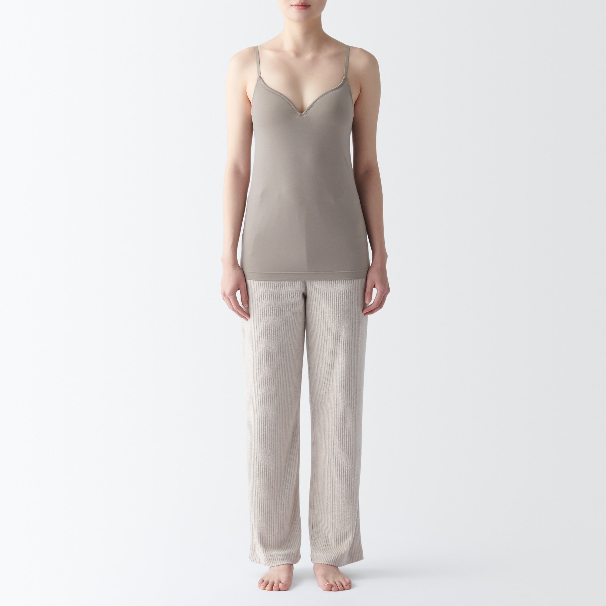 婦人　なめらかブラキャミソール