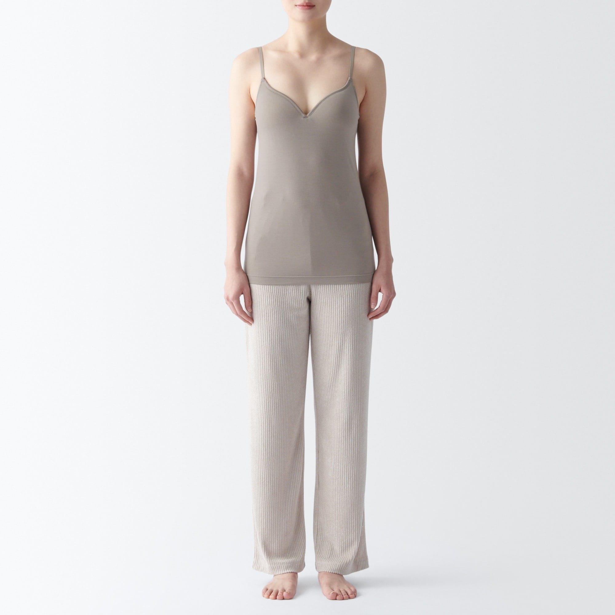 婦人　なめらかブラキャミソール