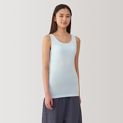 婦人　なめらかブラタンクトップ