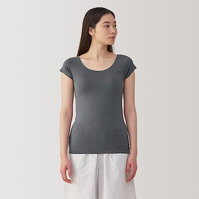 婦人　なめらかブラフレンチスリーブ