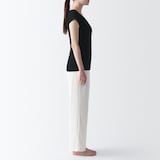 婦人　フライス編みフレンチスリーブＴシャツ