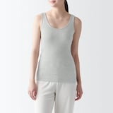 婦人　リブ編みタンクトップ