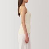 婦人　なめらかリブブラキャミソール