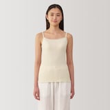 婦人　なめらかリブブラキャミソール
