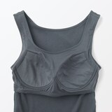 婦人　なめらかリブブラタンクトップ