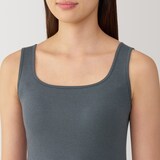 婦人　なめらかリブブラタンクトップ