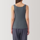 婦人　なめらかリブブラタンクトップ