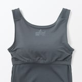 婦人　なめらかリブブラタンクトップ