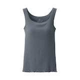 婦人　なめらかリブブラタンクトップ