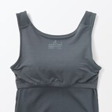 婦人　なめらかリブブラタンクトップ