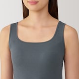 婦人　なめらかリブブラタンクトップ