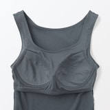 婦人　なめらかリブブラタンクトップ