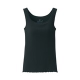 婦人　なめらかリブブラタンクトップ