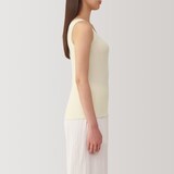 婦人　なめらかリブブラタンクトップ