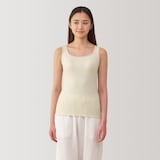 婦人　なめらかリブブラタンクトップ