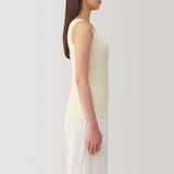 婦人　なめらかリブブラタンクトップ