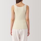 婦人　なめらかリブブラタンクトップ