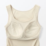 婦人　なめらかリブブラタンクトップ