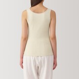 婦人　なめらかリブブラタンクトップ