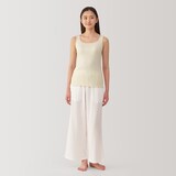 婦人　なめらかリブブラタンクトップ