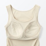 婦人　なめらかリブブラタンクトップ