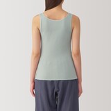 婦人　なめらかリブブラタンクトップ