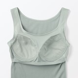 婦人　なめらかリブブラタンクトップ