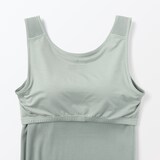 婦人　なめらかリブブラタンクトップ