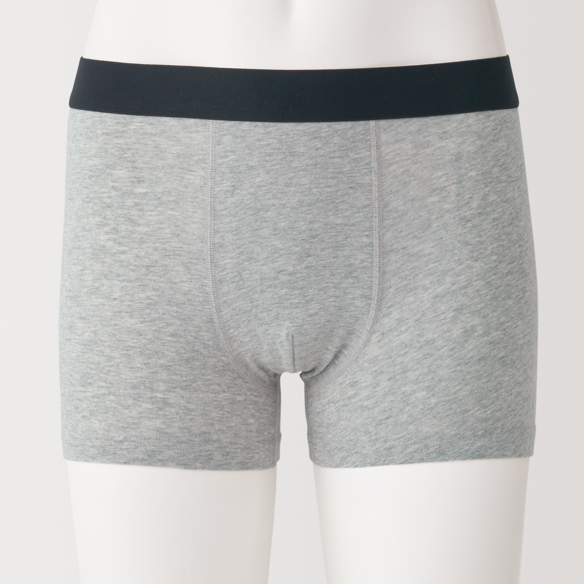 紳士　綿天竺　前閉じボクサーパンツ