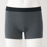 紳士　綿天竺　前閉じボクサーパンツ