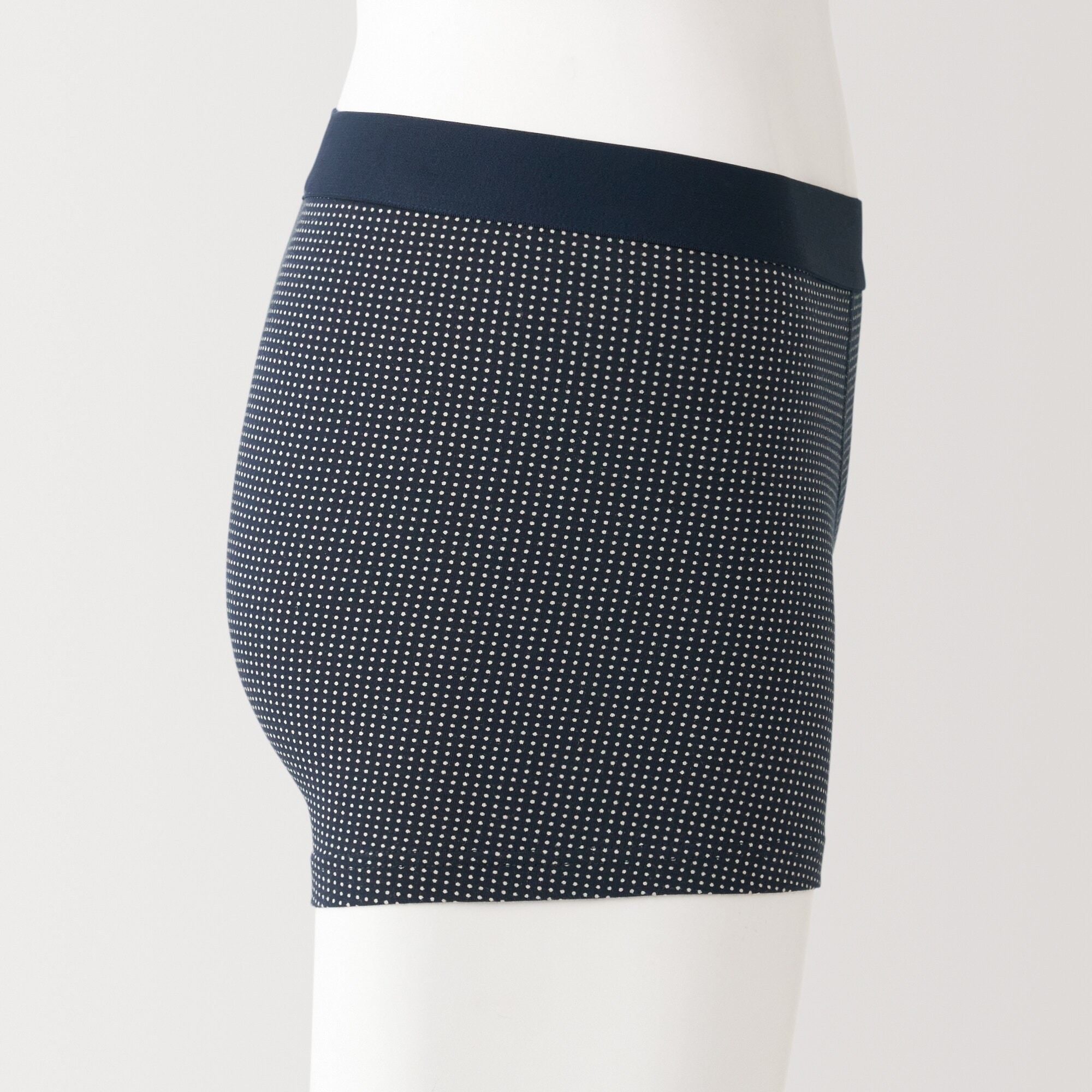 紳士　綿天竺　前閉じボクサーパンツ