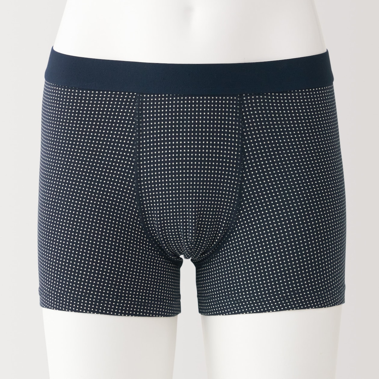 紳士　綿天竺　前閉じボクサーパンツ