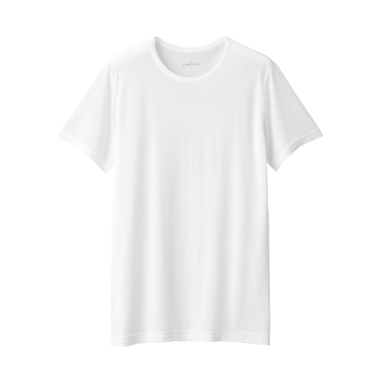 紳士　ひんやりなめらか　クルーネック半袖Ｔシャツ