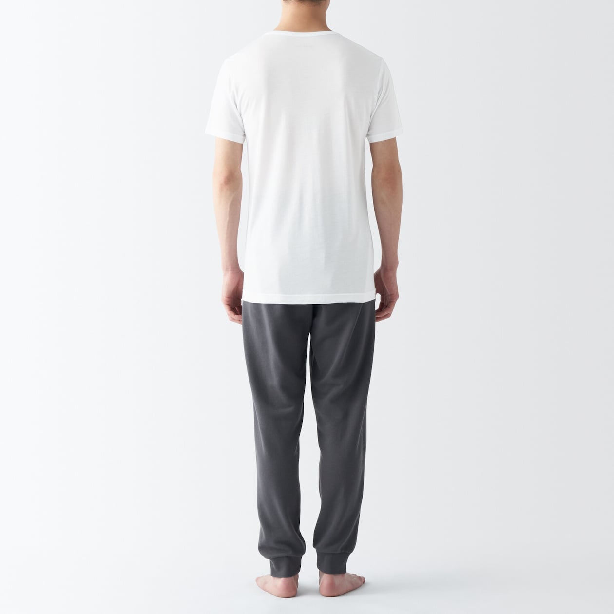 紳士　ひんやりなめらか　クルーネック半袖Ｔシャツ