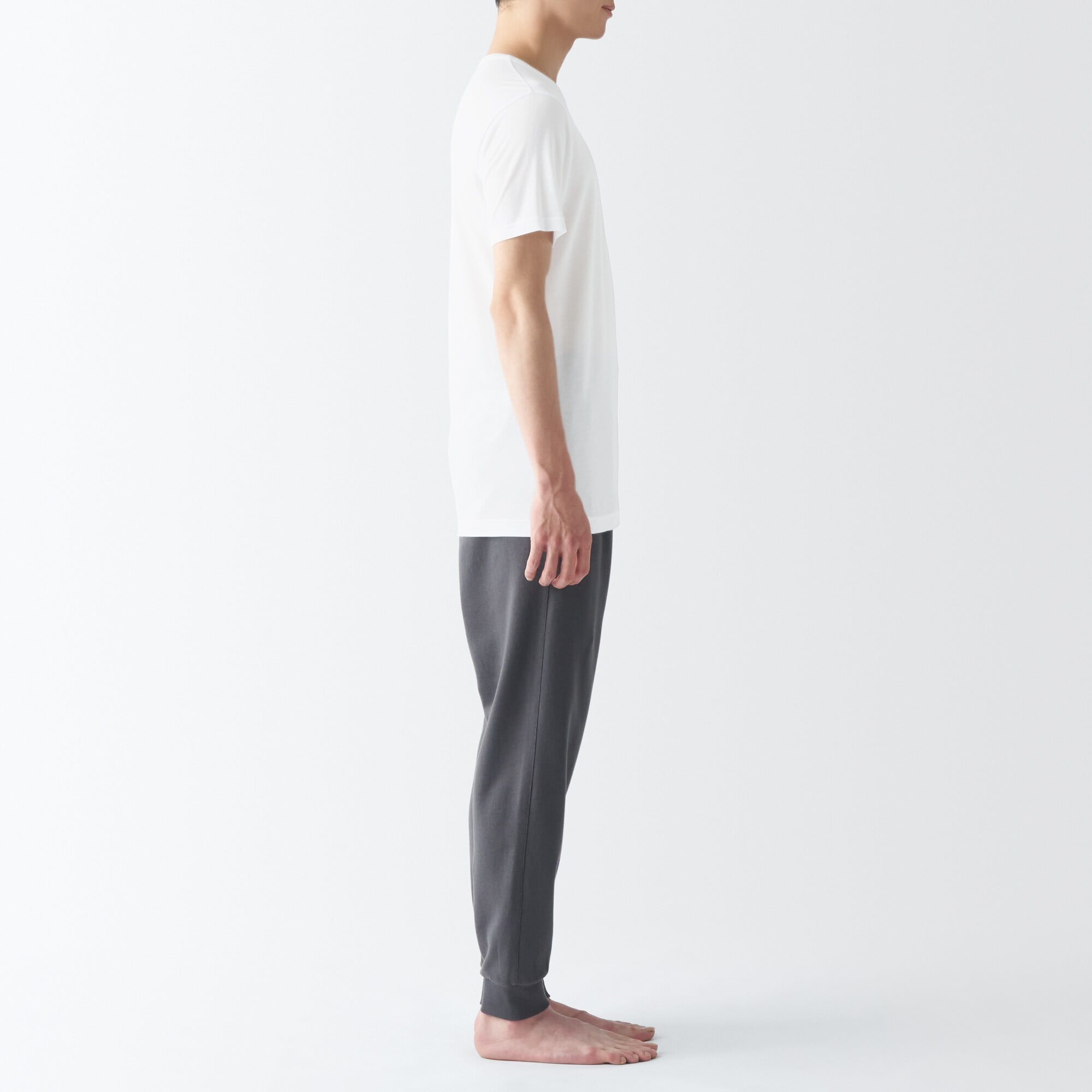 紳士　ひんやりなめらか　クルーネック半袖Ｔシャツ