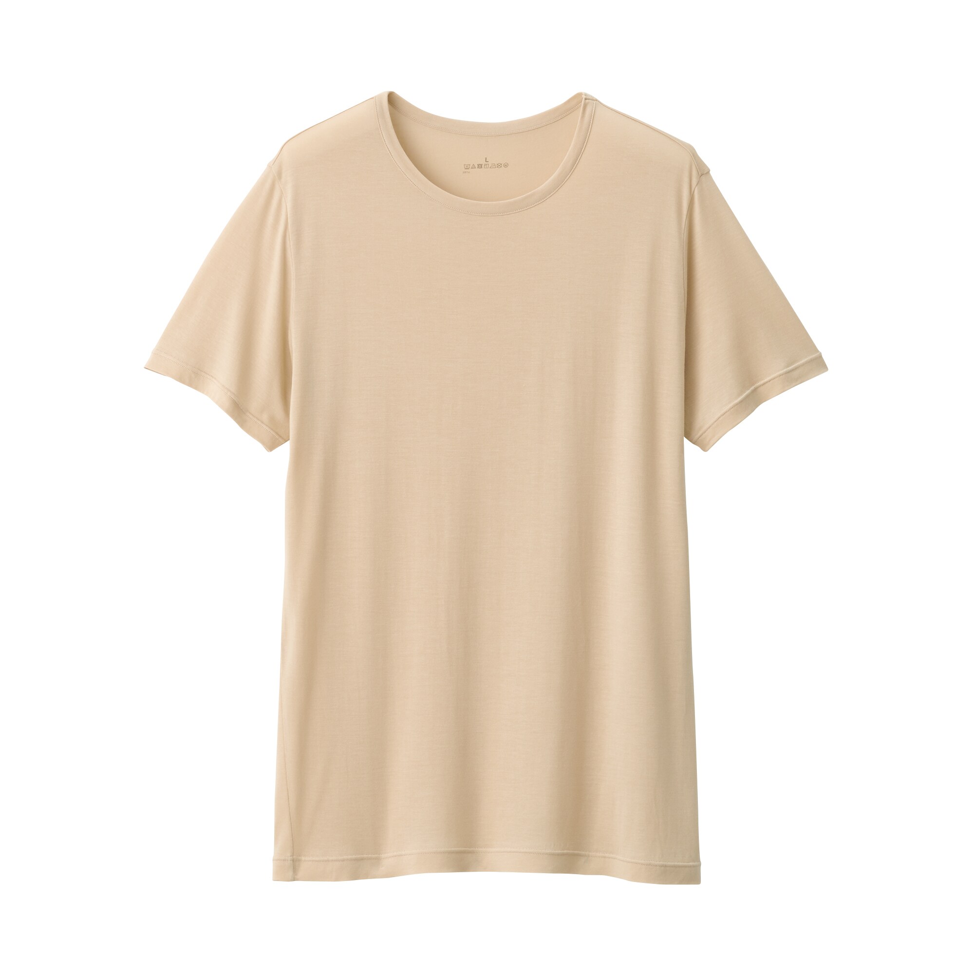 紳士　ひんやりなめらか　クルーネック半袖Ｔシャツ